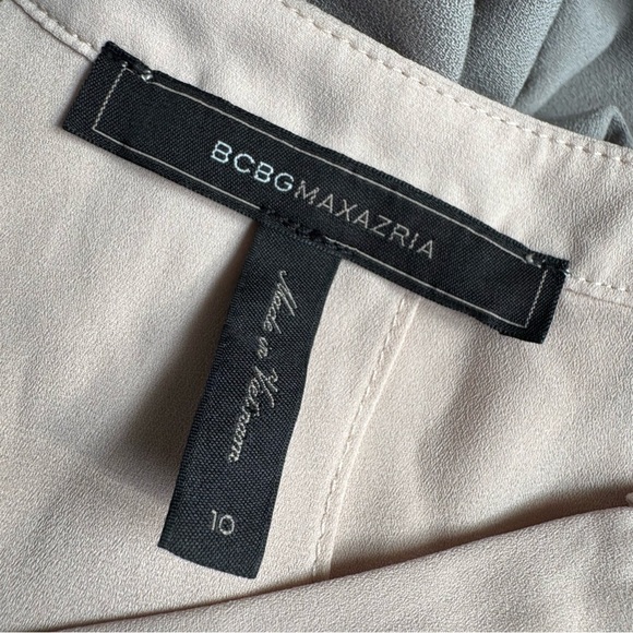 BCBGMAXAZRIA MOSS COMBO MIRYAM SLEEVELESS DRESS ZBA61D74/M618A - Picture 11 of 11